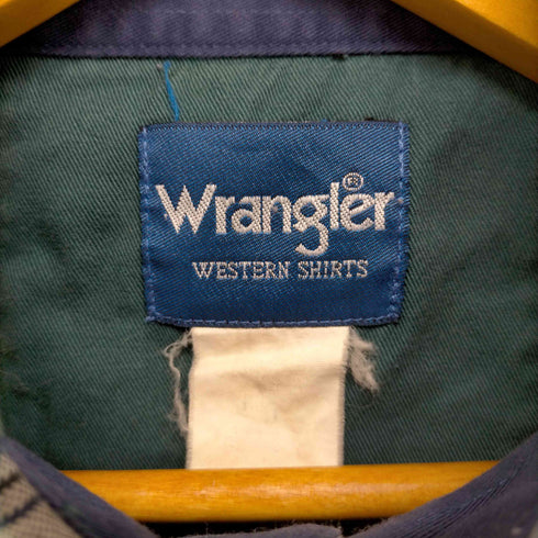 ラングラー Wrangler 大判チェック柄ボタンダウンシャツ メンズ