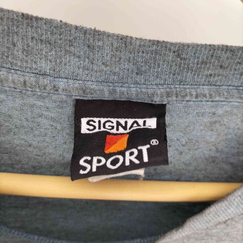 シグナルスポーツ SIGNAL SPORTS HABITAT XCIV 魚柄クルーネックTシャツ メンズ import:XL