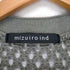 ミズイロインド mizuiro ind 21SS メッシュニットワイドロングカーディガン 長袖 シアー カーキ レディース
