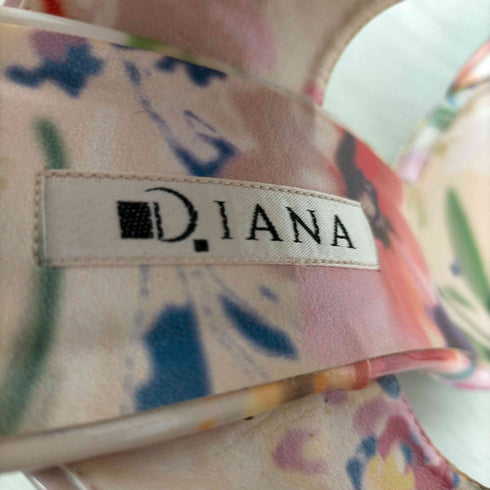 ダイアナ DIANA 花柄ヒールパンプス レディース 25