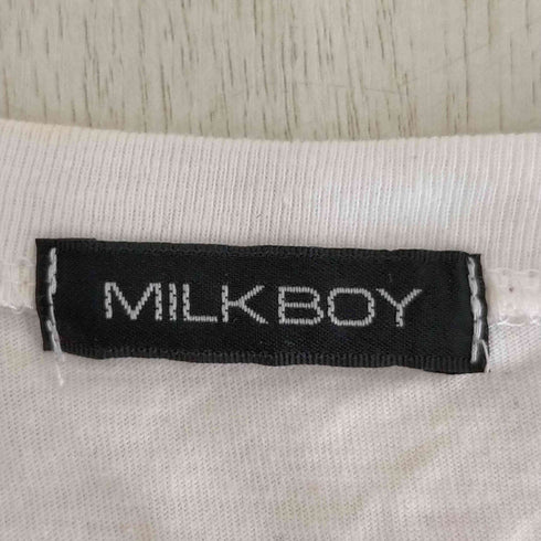 ミルク ボーイ MILK BOY CRAZY BUT ROMANTIC Tシャツ レディース