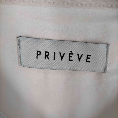 プリヴェヴェ PRIVEVE フレアスリーブスモッキングワンピース THE FLARE SLEEVE SMOCKING DRESS レディース FREE