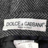 ドルチェアンドガッバーナ DOLCE&GABBANA イタリア製 フロントジッパー ヘリンボーン柄 ライン タイト スカート レディース