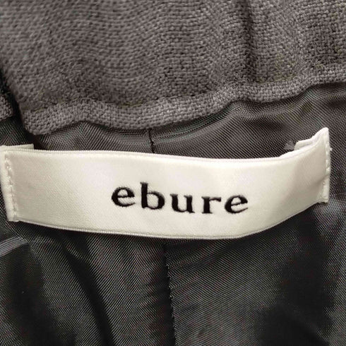 エブール ebure ウールドロストテーパードパンツ レディース 38