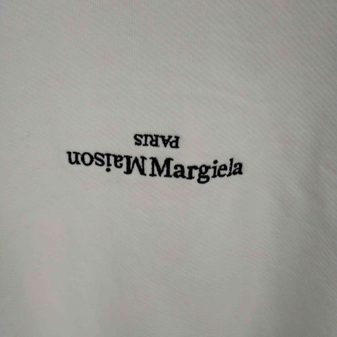 メゾンマルジェラ Maison Margiela 20AW オーバーサイズパーカー エンブロイダード 反転ロゴ カレンダータグ メンズ JPN:48
