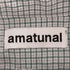 アマチュナル amatunal チェック柄 切替リメイクワンピース レディース