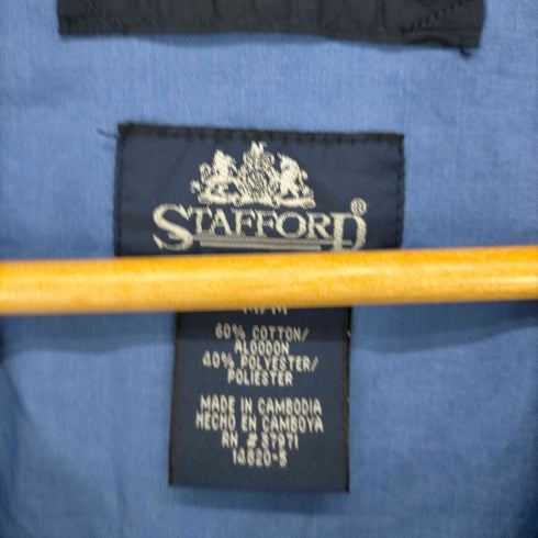 スタッフォード STAFFORD ノーカラー半袖シャツ メンズ JPN:M