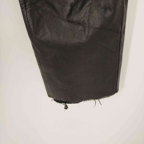 ヨウジヤマモト ダーバン アール Yohji Yamamoto DURBAN A.A.R カウレザーパンツ 本革 バイカー メンズ JPN:S