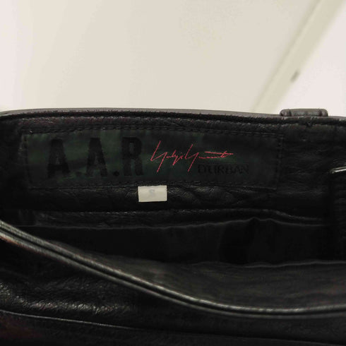 ヨウジヤマモト ダーバン アール Yohji Yamamoto DURBAN A.A.R カウレザーパンツ 本革 バイカー メンズ JPN:S