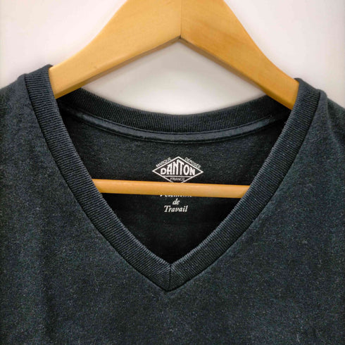 ダントン DANTON ロゴ Vネック Tシャツ メンズ US:40