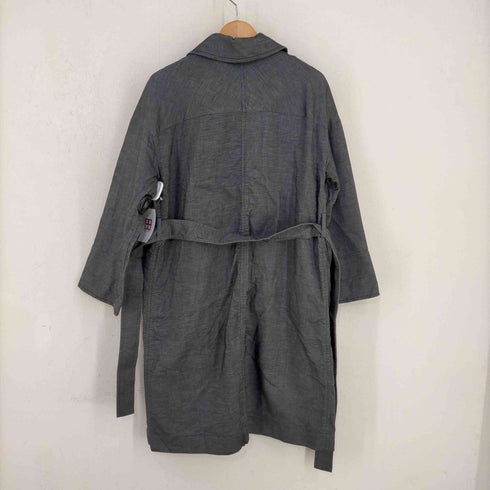 マッキントッシュフィロソフィー MACKINTOSH PHILOSOPHY ブラックシャンブレー ステンカラーコート レディース 36