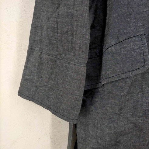 マッキントッシュフィロソフィー MACKINTOSH PHILOSOPHY ブラックシャンブレー ステンカラーコート レディース 36