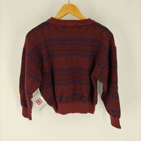 MUIRFIELD ボックスシルエット総柄ニット メンズ import:L