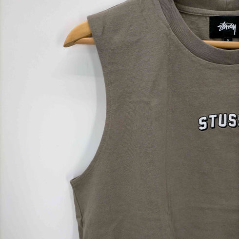 ステューシー Stussy センター立体ロゴ ノースリーブ カットソー メンズ import:S