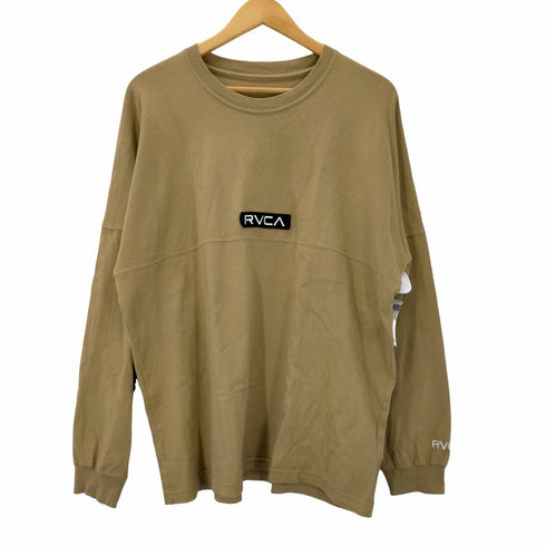 ルーカ RVCA センターロゴ 長袖Tシャツ メンズ import:M