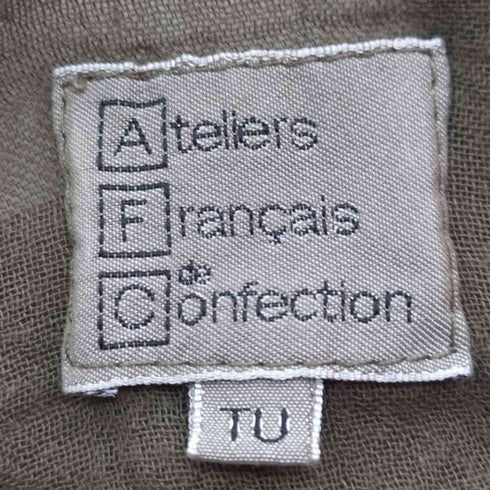 LES ATELIERS FRANCAIS DE CONFECTION 19SS レアトリエフランセドコンファクション CAFTAN コットン ガーゼ ワンピース レディース TU