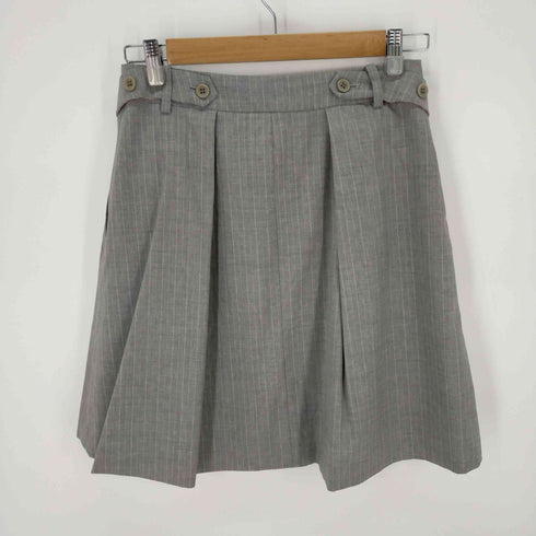 ポールスミスブラックレーベル Paul Smith BLACK LABEL ストライプショートスカート レディース