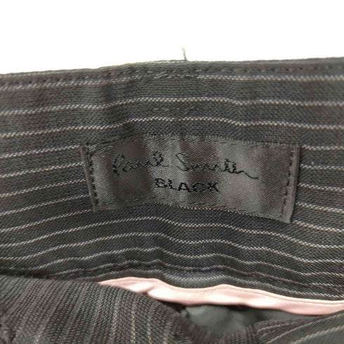 ポールスミスブラックレーベル Paul Smith BLACK LABEL サイドステッチ1タックスラックス レディース DE:38