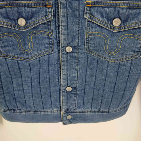 ヒステリックグラマー HYSTERIC GLAMOUR 00S 2ポケットデニムジャケット クロップド Y2K レディース