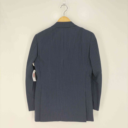 バーニーズニューヨーク BARNEYS NEWYORK 背抜き ピンストライプ 3Bテーラードジャケット メンズ US:44