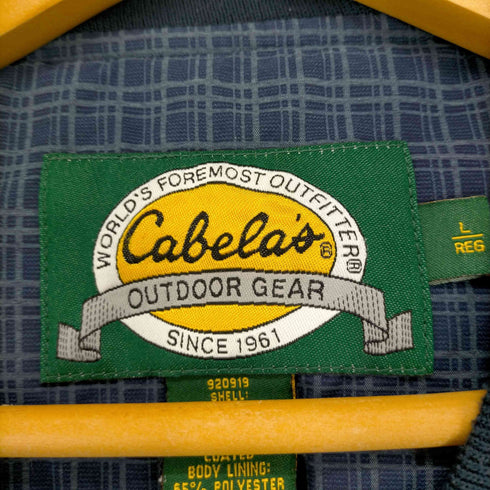 カベラス cabelas チェック柄 Vネックプルオーバーピステ メンズ JPN:L