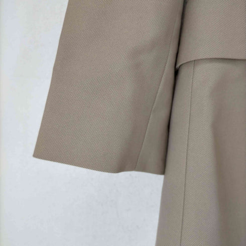 ビューティーアンドユースユナイテッドアローズ BEAUTY & YOUTH UNITED ARROWS シャンブレーダブルジャケット テーラード 背抜き 36 ベージュ レディース JPN:36
