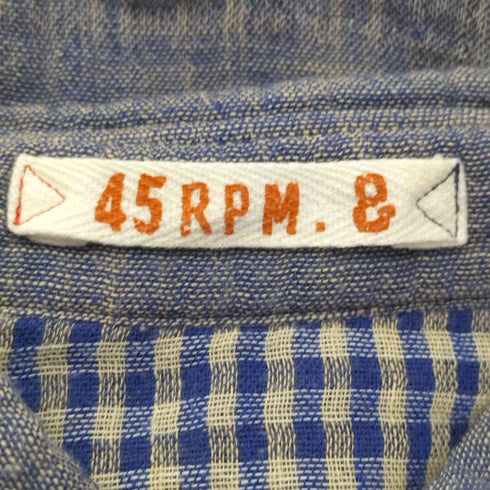フォーティーファイブアールピーエム 45rpm コットン L/S シャツ レディース JPN:2