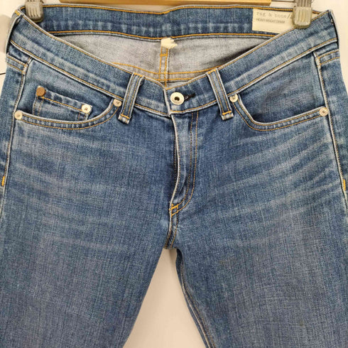 ラグアンドボーン RAG&BONE ダメージ 加工 カットオフ デニム スキニー パンツ ジーンズ レディース UK:26-27