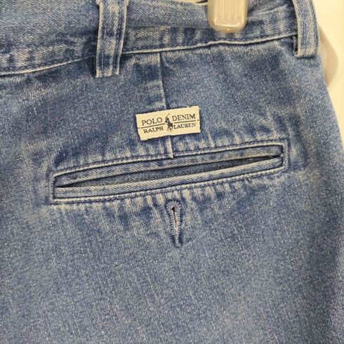 ポロバイラルフローレン Polo by RALPH LAUREN タックデニムショーツ メンズ