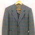 SCABAL 英国織ネーム チェック ウール 2B テーラードジャケット メンズ