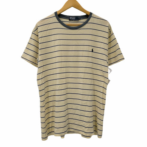 ポロバイラルフローレン Polo by RALPH LAUREN ポニー刺繍 ボーダー Tシャツ メンズ import:L