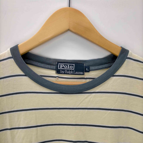 ポロバイラルフローレン Polo by RALPH LAUREN ポニー刺繍 ボーダー Tシャツ メンズ import:L