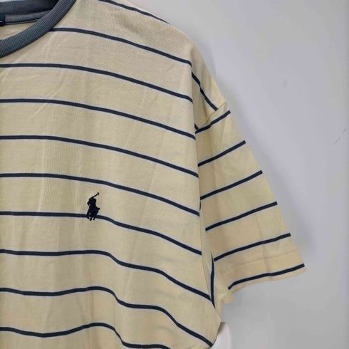ポロバイラルフローレン Polo by RALPH LAUREN ポニー刺繍 ボーダー Tシャツ メンズ import:L