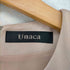 アナカ UNACA パーティードレス ワンピース ノースリーブ マント調 ミモレ丈 タイト 38 ピンクベージュ レディース JPN:38