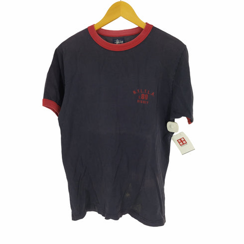 ステューシー Stussy USA製 リンガーTシャツ メンズ import:M