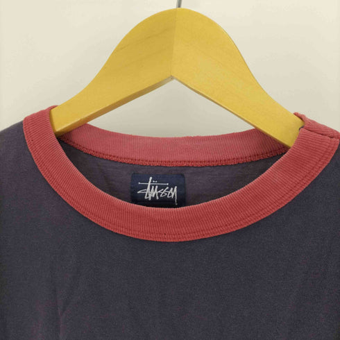 ステューシー Stussy USA製 リンガーTシャツ メンズ import:M