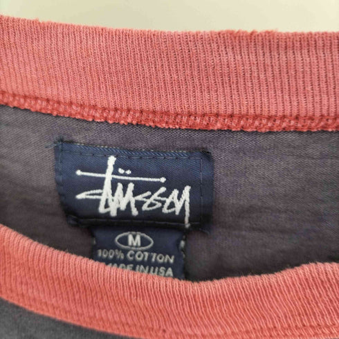 ステューシー Stussy USA製 リンガーTシャツ メンズ import:M