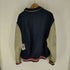 ナイキ NIKE 90S 銀タグ USA製 VARSITY JACKET スウッシュ サッカー エンブレム 刺繍 袖レザー メルトンウール スタジャン バーシティジャケット メンズ import:XL