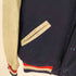 ナイキ NIKE 90S 銀タグ USA製 VARSITY JACKET スウッシュ サッカー エンブレム 刺繍 袖レザー メルトンウール スタジャン バーシティジャケット メンズ import:XL