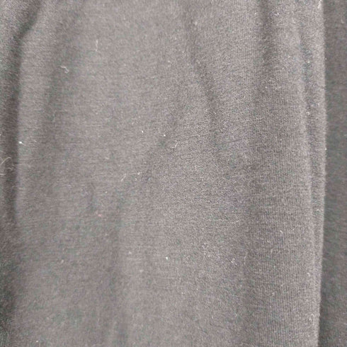 ゴム gomme レーヨンカットソー Tシャツ ロンT 長袖 プルオーバー 黒 ブラック レディース JPN:M