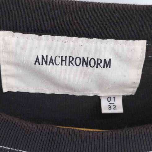 アナクロノーム Anachronorm ロゴ刺繍 グラデーション S/STシャツ メンズ 01