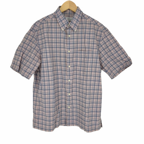 マークスアンドスペンサー MARKS&SPENCER チェック柄ボタンダウンシャツ メンズ JPN:L