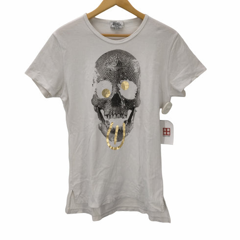ヴィヴィアンウエストウッドマン Vivienne Westwood MAN オーブ スカルヘッド プリント Tシャツ メンズ EUR:48