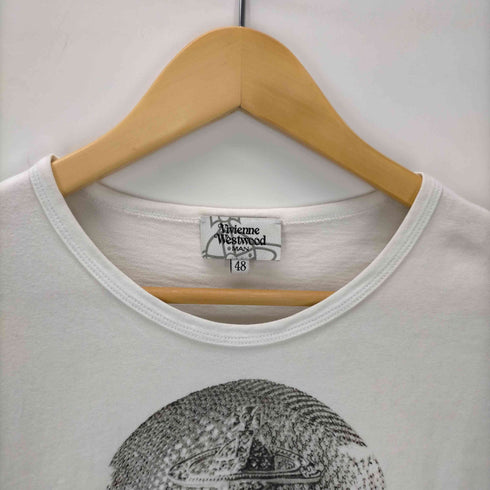 ヴィヴィアンウエストウッドマン Vivienne Westwood MAN オーブ スカルヘッド プリント Tシャツ メンズ EUR:48