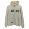 アヴィレックス AVIREX ARMY プリント 裏起毛 ジップアップ パーカー メンズ import:XL