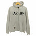 アヴィレックス AVIREX ARMY プリント 裏起毛 ジップアップ パーカー メンズ import:XL