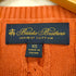 ブルックスブラザーズ BROOKS BROTHERS コットンクルーネックニット セーター ケーブル 長袖 XS オレンジ メンズ JPN:XS