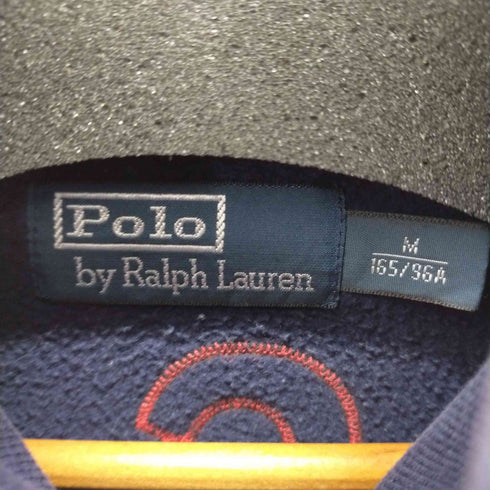 ポロバイラルフローレン Polo by RALPH LAUREN 90S フルジップスウェット ジャージ ナンバリング 刺繍 メンズ JPN:M