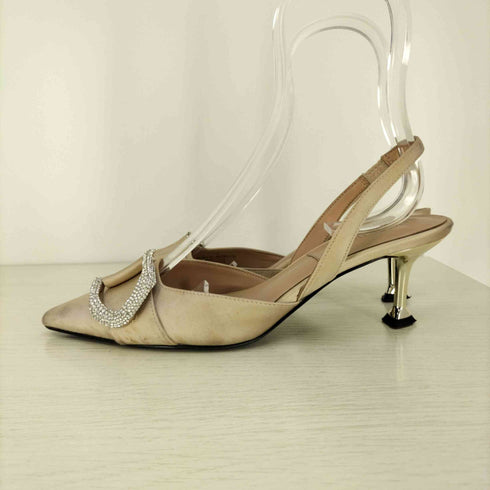 チャールズキース CHARLES & KEITH Gabine ガビーヌ スリングバックパンプス レディース JPN:23