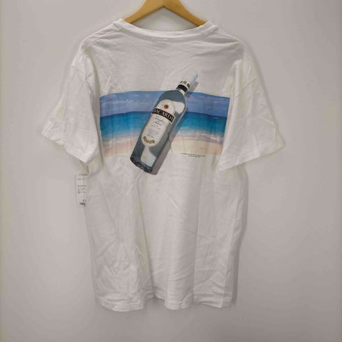 ヘインズ Hanes BEEFY USA製 BACARDI ラム酒 両面プリント Tシャツ メンズ import:L